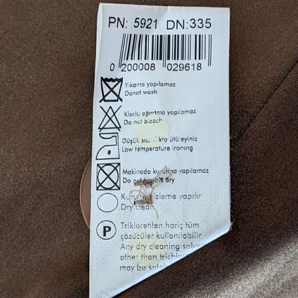 MACHKA Armada Camel Brown Double Breasted Wool & Mohair Blend Coat Size 38 - Picture 14 of 16